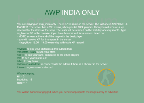 AWP RESPAWN SERVER RULES