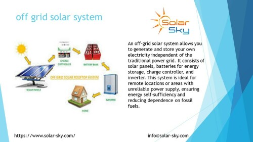 off grid solar system