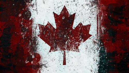 canada canadian flag flag grunge wallpaper preview