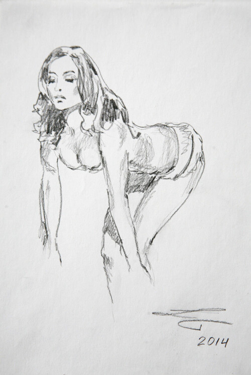 Russian-School-Original-Signed-Drawing--Pin-ups-sketch-by-Leonid-Tikh.jpg