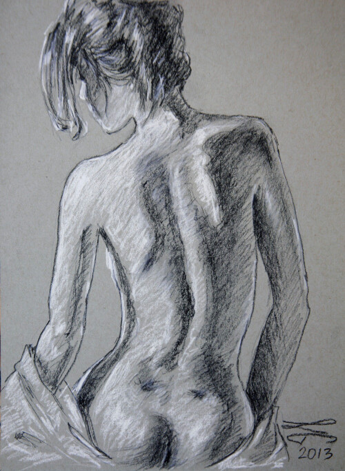 Russian-School-Original-Signed-Drawing-Of-A-Nude-Woman-by-Leonid-Tikh.jpg