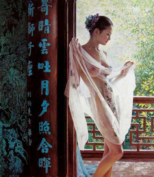 www.PaintingsGallery.pro_Guan_Zeju_Asian_Beauty_medium_261874.jpg